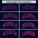 Custom Navy Sequined Tops Athletic Basketball Jersey