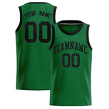 Custom Kelly Green Sequined Tops Athletic Basketball Jersey