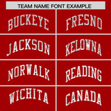 Custom Red Sequined Tops Athletic Basketball Jersey