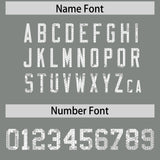 Custom Gray Sequined Tops Athletic Basketball Jersey