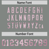 Custom Gray Sequined Tops Athletic Basketball Jersey