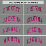 Custom Gray Sequined Tops Athletic Basketball Jersey