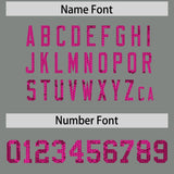 Custom Gray Sequined Tops Athletic Basketball Jersey