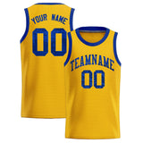 Custom Gold Sequined Tops Athletic Basketball Jersey