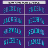 Custom Purple Sequined Tops Athletic Basketball Jersey