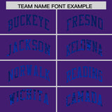 Custom Purple Sequined Tops Athletic Basketball Jersey