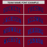 Custom Crimson Sequined Tops Athletic Basketball Jersey