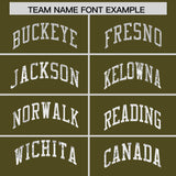 Custom Olive Sequined Tops Athletic Basketball Jersey