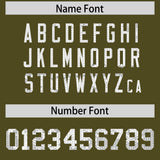 Custom Olive Sequined Tops Athletic Basketball Jersey