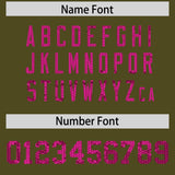 Custom Olive Sequined Tops Athletic Basketball Jersey