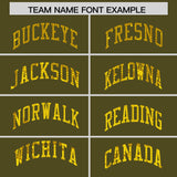 Custom Olive Sequined Tops Athletic Basketball Jersey