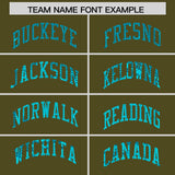 Custom Olive Sequined Tops Athletic Basketball Jersey