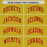 Custom Old Gold Sequined Tops Athletic Basketball Jersey