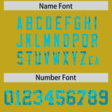 Custom Old Gold Sequined Tops Athletic Basketball Jersey