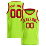 Custom Kelly Green Sequined Tops Athletic Basketball Jersey