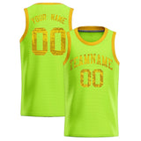 Custom Kelly Green Sequined Tops Athletic Basketball Jersey