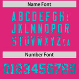 Custom Pink Sequined Tops Athletic Basketball Jersey