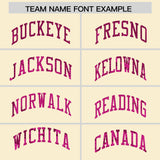 Custom Cream Sequined Tops Athletic Basketball Jersey