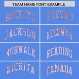 Custom Powder Blue Sequined Tops Athletic Basketball Jersey