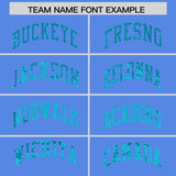 Custom Powder Blue Sequined Tops Athletic Basketball Jersey