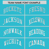 Custom Sky Blue Sequined Tops Athletic Basketball Jersey