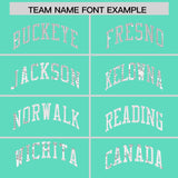 Custom Bright Green Sequined Tops Athletic Basketball Jersey