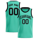 Custom Bright Green Sequined Tops Athletic Basketball Jersey