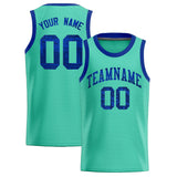 Custom Bright Green Sequined Tops Athletic Basketball Jersey