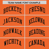 Custom Orange Sequined Tops Athletic Basketball Jersey