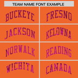 Custom Orange Sequined Tops Athletic Basketball Jersey
