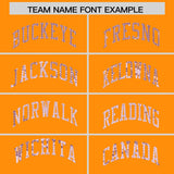 Custom Orange Sequined Tops Athletic Basketball Jersey