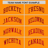 Custom Orange Sequined Tops Athletic Basketball Jersey
