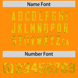 Custom Orange Sequined Tops Athletic Basketball Jersey