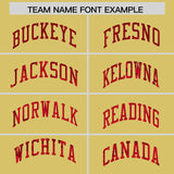 Custom Old Gold Sequined Tops Athletic Basketball Jersey