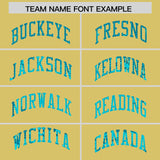 Custom Old Gold Sequined Tops Athletic Basketball Jersey