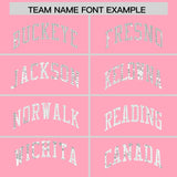 Custom Light Pink Sequined Tops Athletic Basketball Jersey