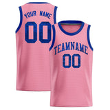 Custom Light Pink Sequined Tops Athletic Basketball Jersey