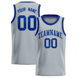 Custom Silver Sequined Tops Athletic Basketball Jersey