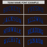 Custom Brown Sequined Tops Athletic Basketball Jersey