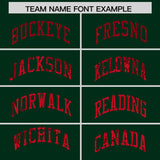 Custom Hunter Green Sequined Tops Athletic Basketball Jersey