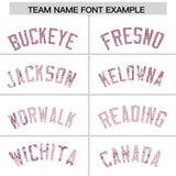 Custom White Sequined Tops Athletic Basketball Jersey