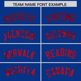 Custom Royal Sequined Tops Athletic Basketball Jersey