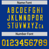 Custom Royal Sequined Tops Athletic Basketball Jersey