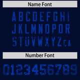 Custom Navy Sequined Tops Athletic Basketball Jersey