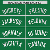 Custom Kelly Green Sequined Tops Athletic Basketball Jersey