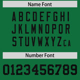 Custom Kelly Green Sequined Tops Athletic Basketball Jersey