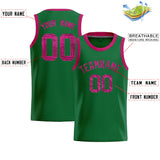 Custom Kelly Green Sequined Tops Athletic Basketball Jersey