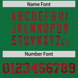 Custom Kelly Green Sequined Tops Athletic Basketball Jersey