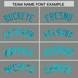 Custom Gray Sequined Tops Athletic Basketball Jersey