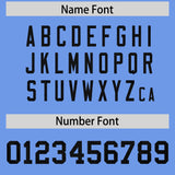 Custom Light Blue Sequined Tops Athletic Basketball Jersey